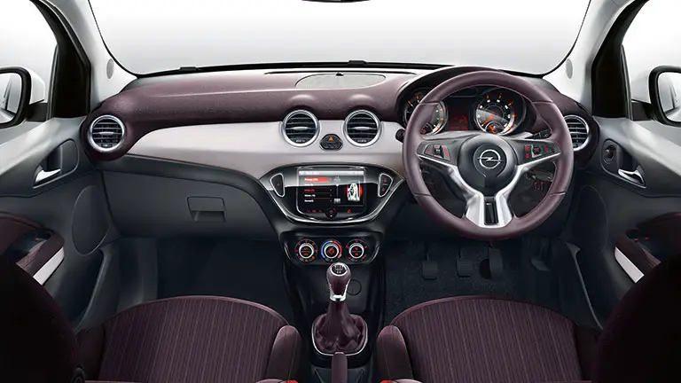 Opel Adam 1.4 interior front cross view