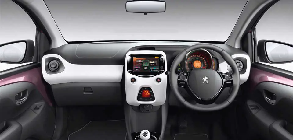 Peugeot 108 Allure 5 Door interior front view