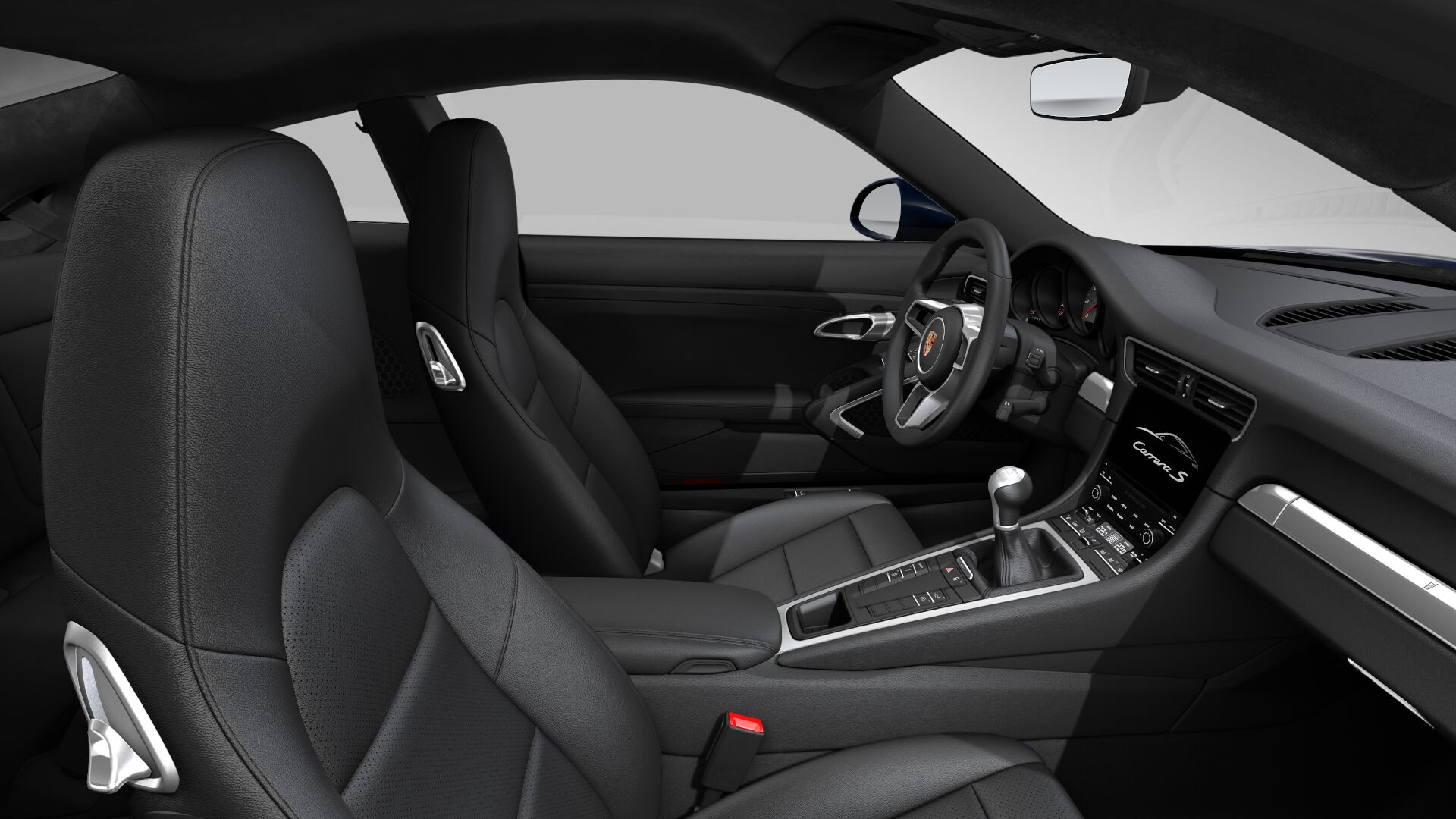 Porsche 911 Carrera S interior seat view
