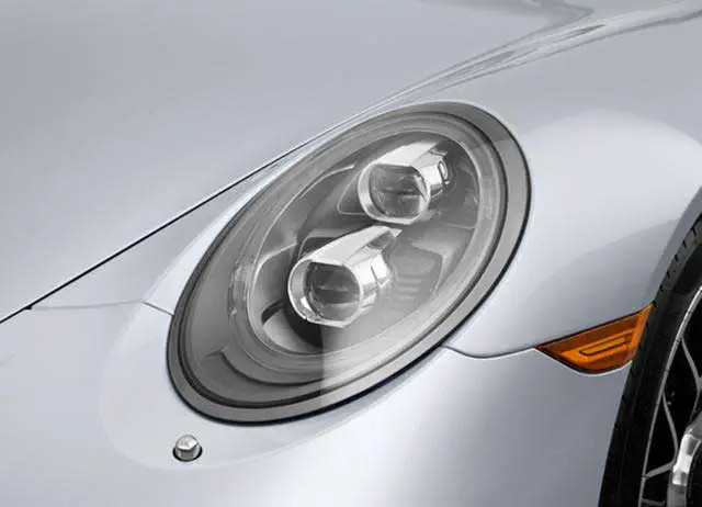 Porsche 911 Turbo Cabriolet Front Headlight