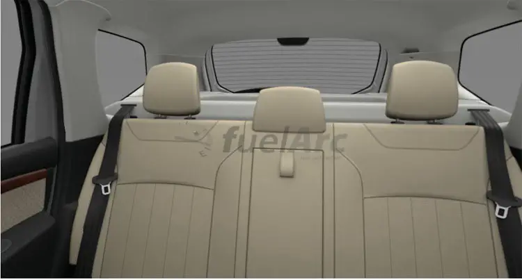 Renault Duster 85 PS Diesel RxL Explore interior rear seat view