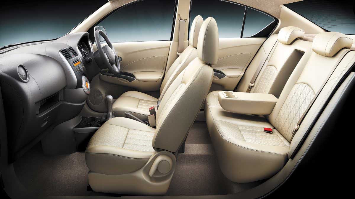 Renault Scala RxE Diesel Interior front and rear seats