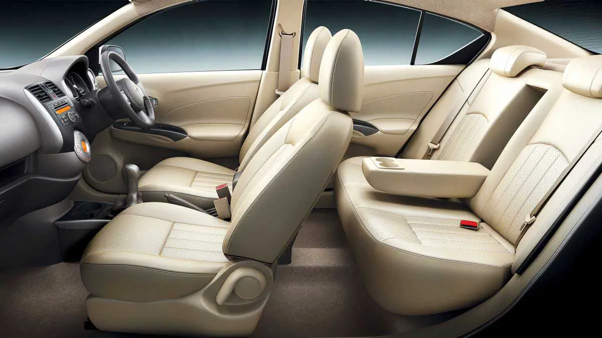 Renault Scala RxE Petrol Interior front and rear seats