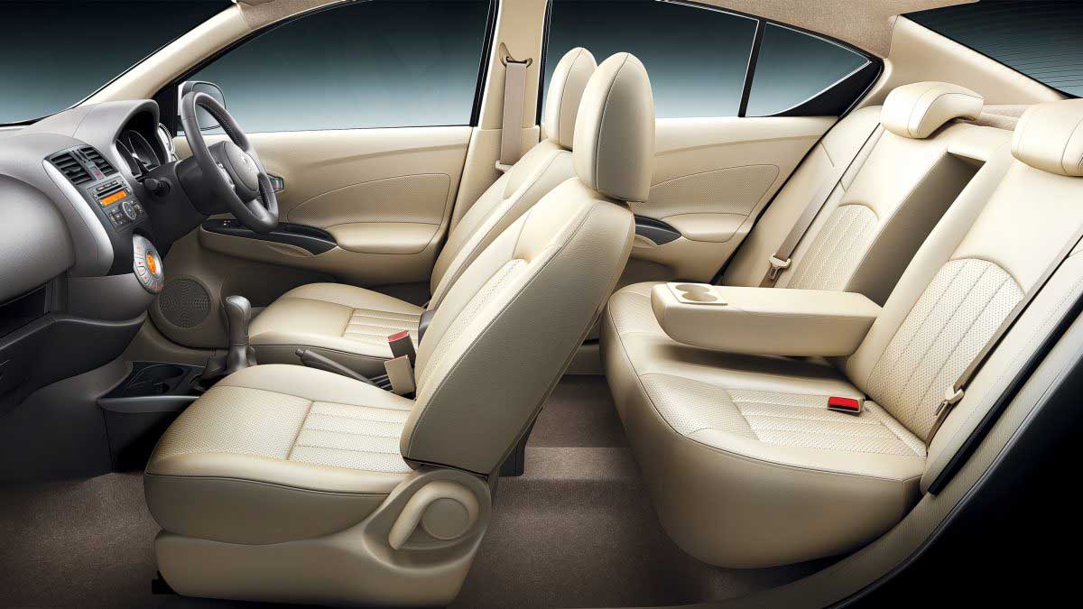 Renault Scala RxL Petrol Interior front and rear seats