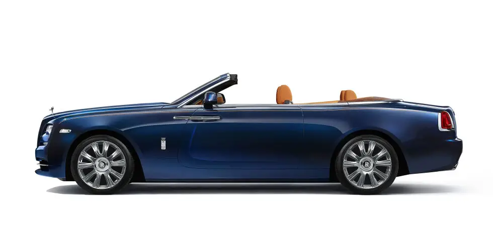 Rolls Royce Dawn Convertible side view