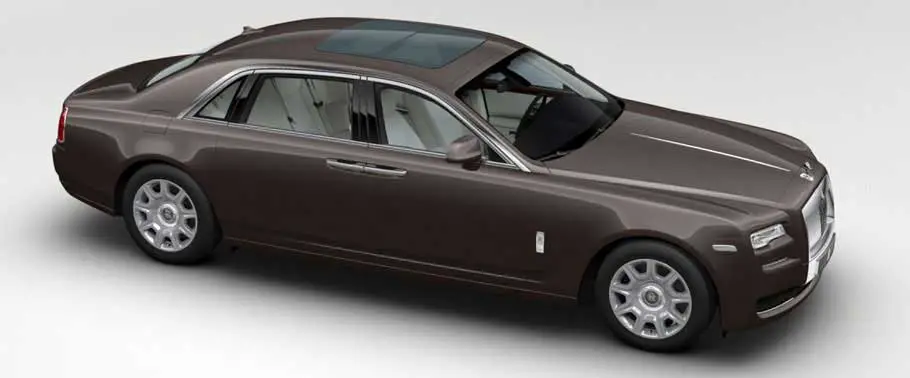 Rolls Royce Ghost Series 2 Extended Wheelbase Exterior side top view