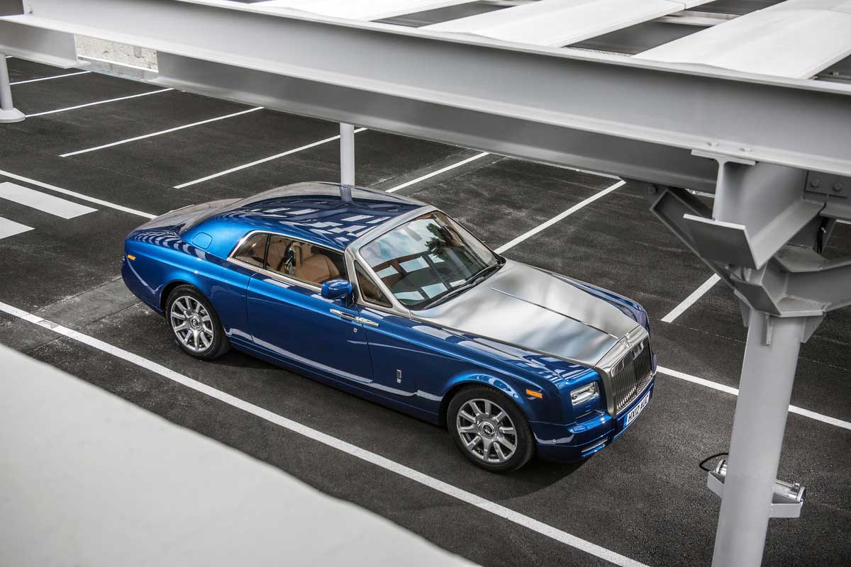 2014 Rolls Royce Phantom Coupe Exterior Top View