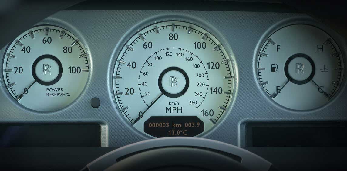 2014 Rolls Royce Phantom Coupe Interior speedometer