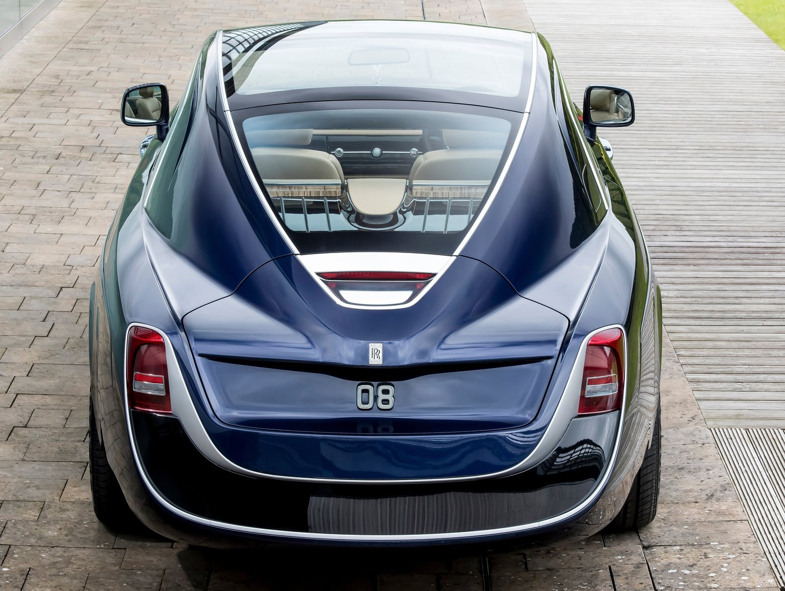 Rolls Royce Sweaptail rear view