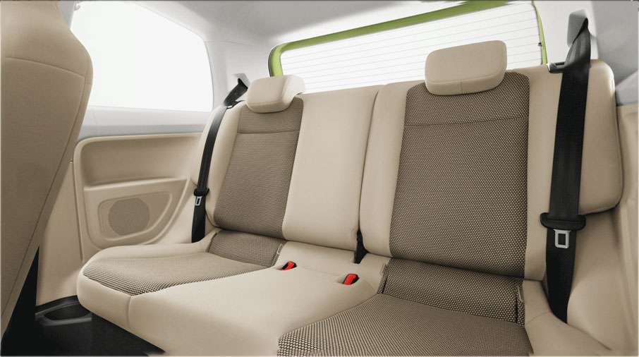Skoda Citigo 3 Door S interior rear seat view