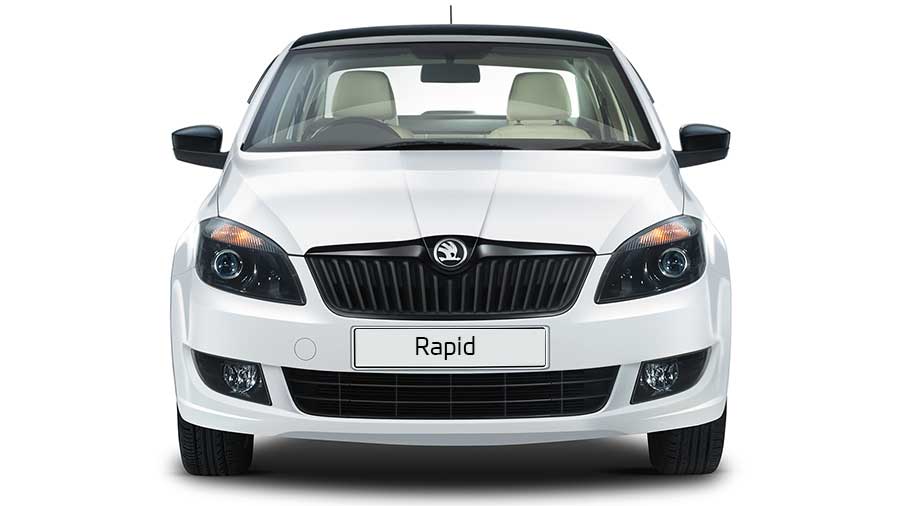 Skoda Rapid 1.5 TDI Ambition Plus AT Exterior Front View