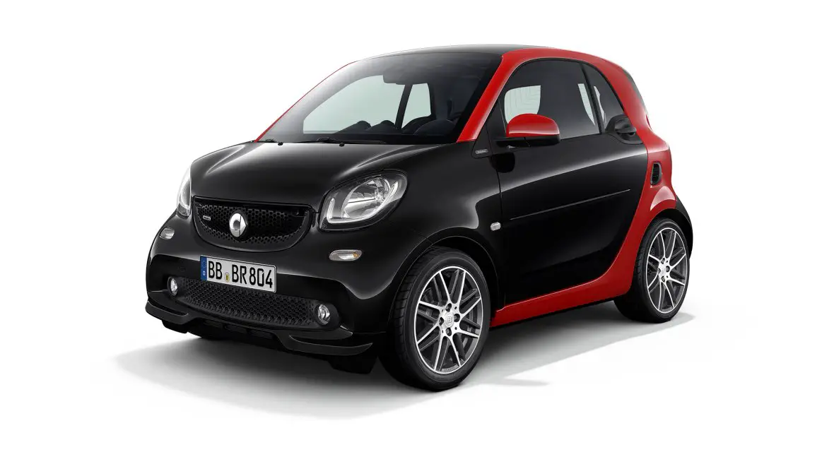 Smart BRABUS Fortwo Xclusive front cross view