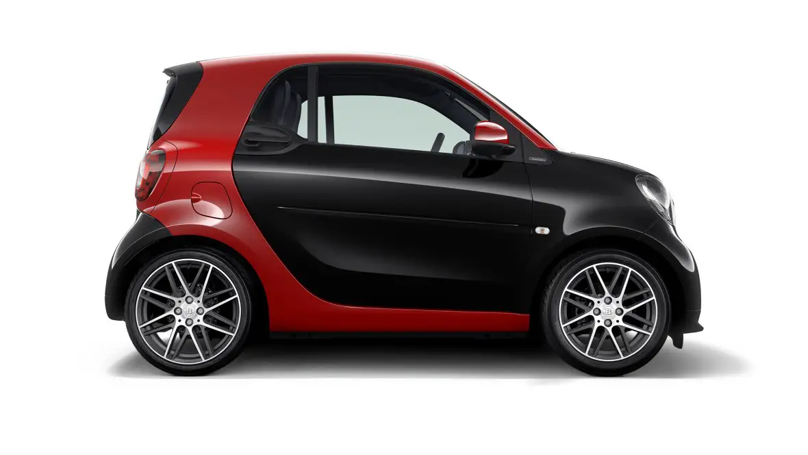 Smart BRABUS Fortwo Xclusive side view
