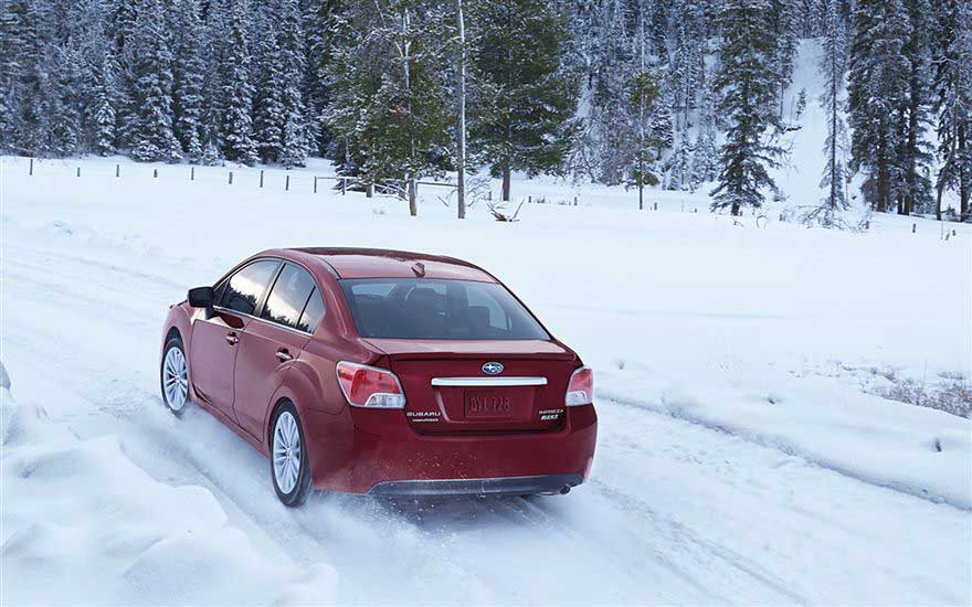 Subaru Impreza Premium PZEV Exterior rear cross view