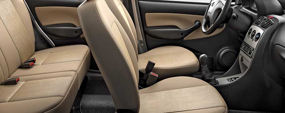 Tata Indica eV2 GLS eMax Interior seats
