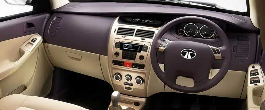 Tata Manza EX Quadrajet Interior steering
