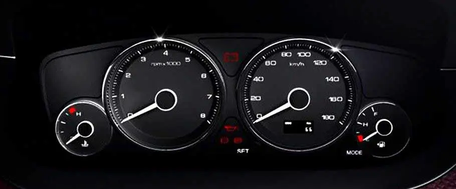 Tata Manza GEX Interior speedometer