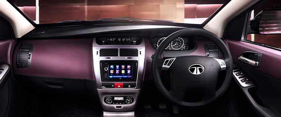 Tata Manza LS Quadrajet Interior steering