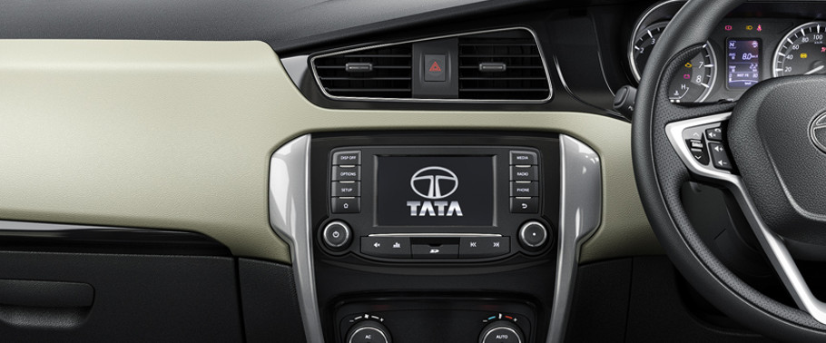 Tata Zest Quadrajet 1.3 75PS XMS Diesel interior front cross view