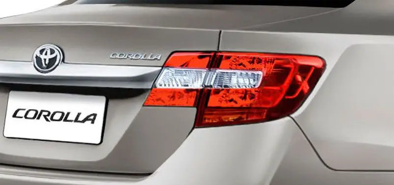 Toyota Corolla Altis D 4D G Back Headlight