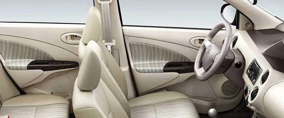 Toyota Etios J PS Interior seats