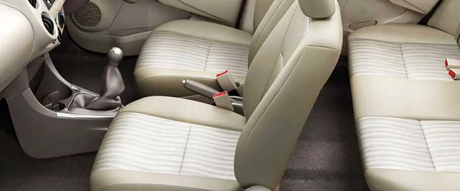 Toyota Etios J PS Interior seats