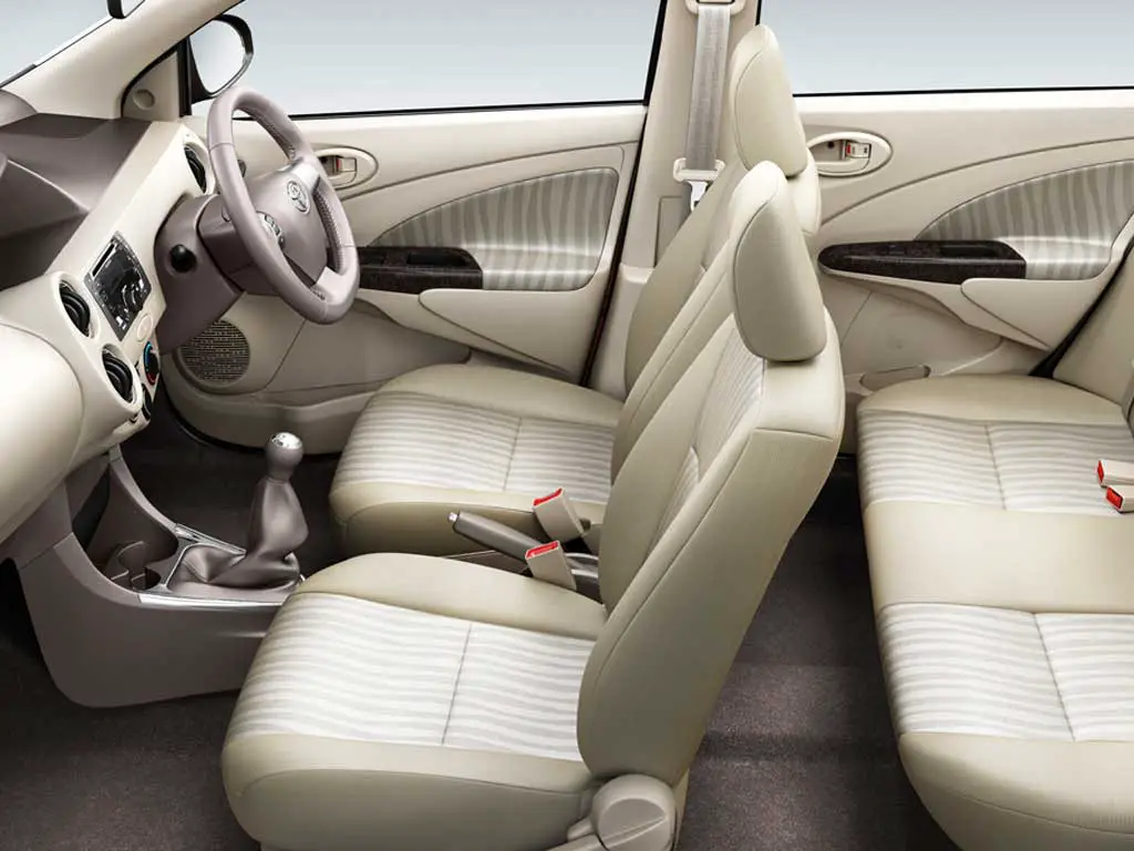 Toyota Etios JD Interior seats
