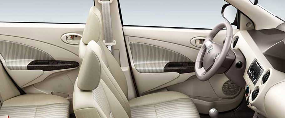 Toyota Etios VX Interior seats