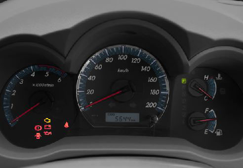 Toyota Fortuner 4x4 MT Speedometer