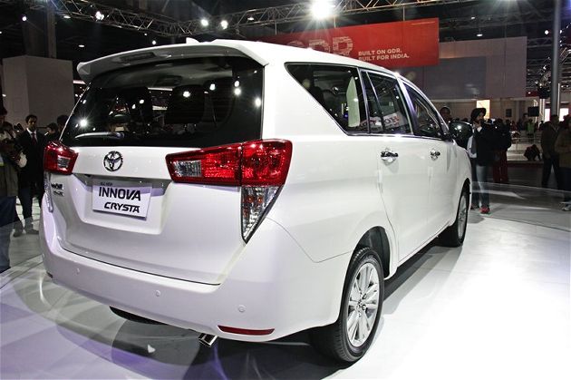 Toyota Innova Crysta rear view