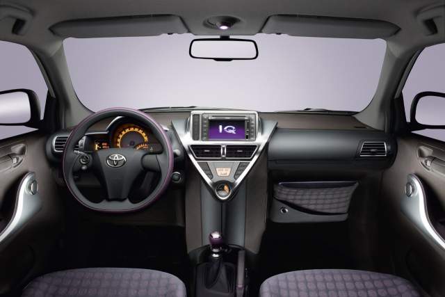 Toyota IQ interior front view