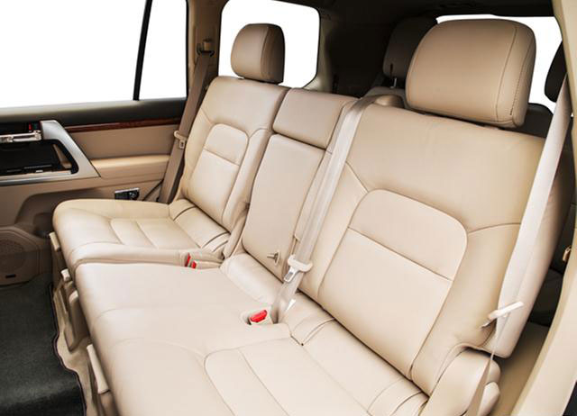 Toyota Land Cruiser 200 GX interior rear seat view