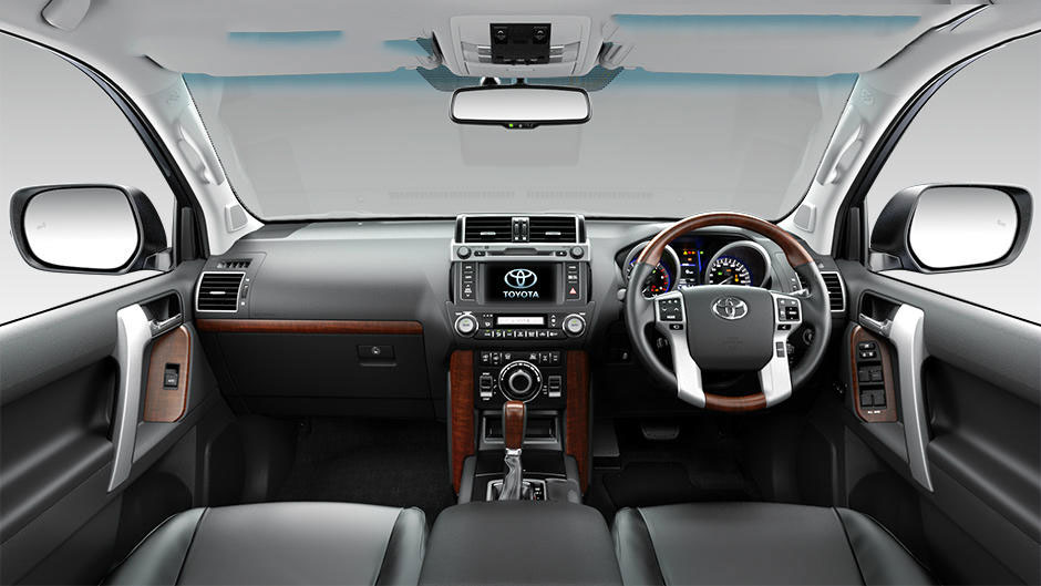 Toyota Prado GXL Petrol interior front view