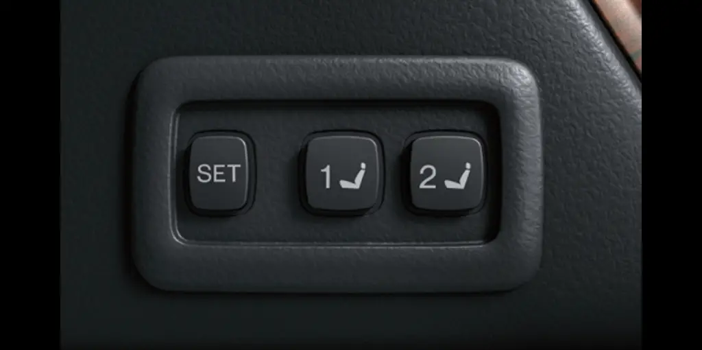 Toyota Prado Kakadu Petrol interior seat adjustable control switch view