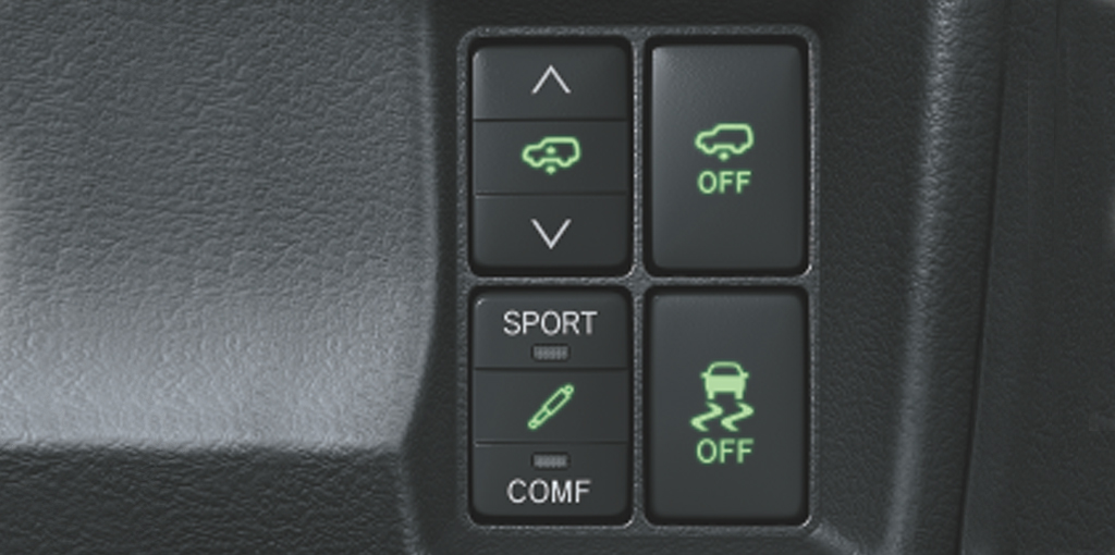 Toyota Prado VX Petrol ride control view