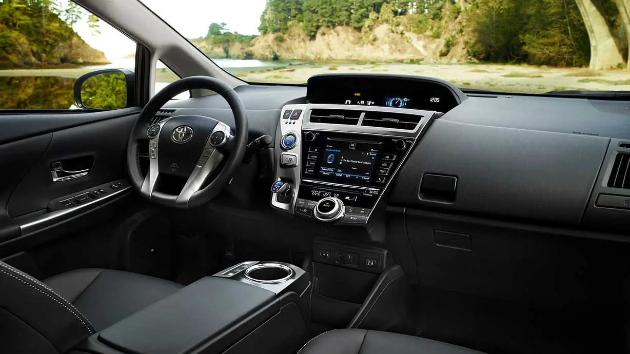 Toyota Prius V Five Interior dashboard