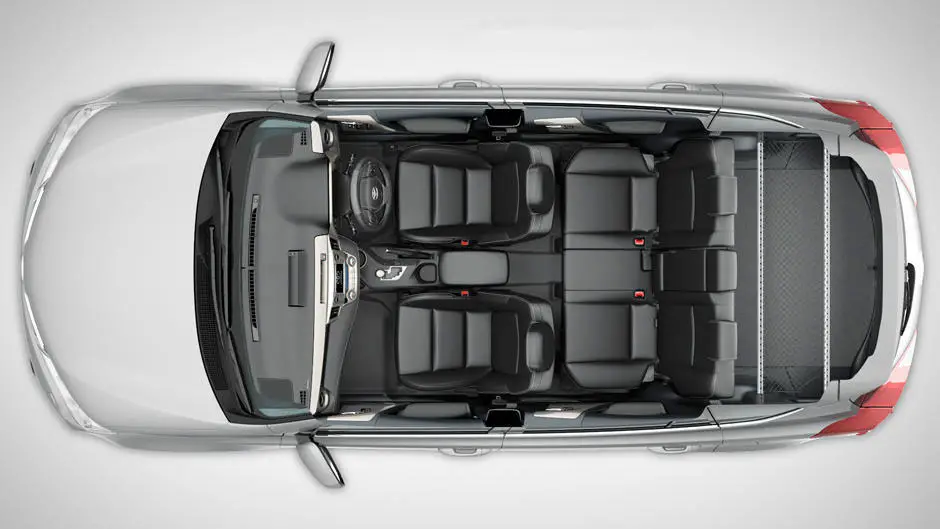 Toyota Rav 4 GXL 5D Wagon AWD interior top view