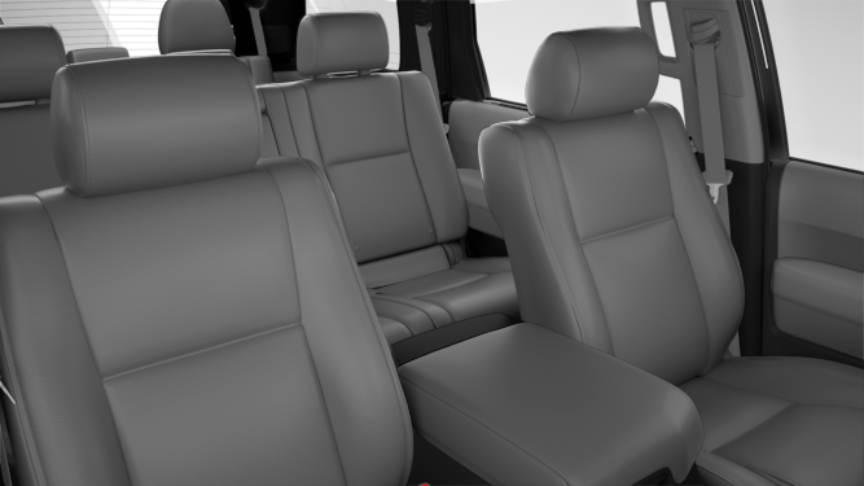 Toyota Sequoia Limited 2016 interior front seat cross view