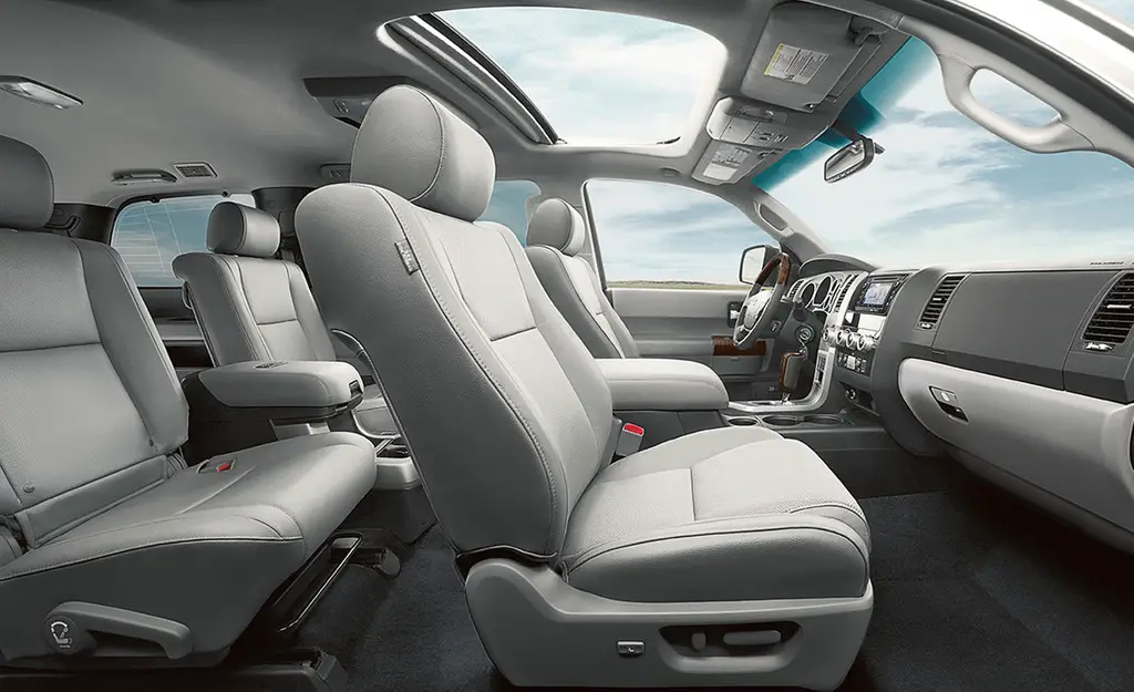 Toyota Sequoia Limited 2016 interior front seat view