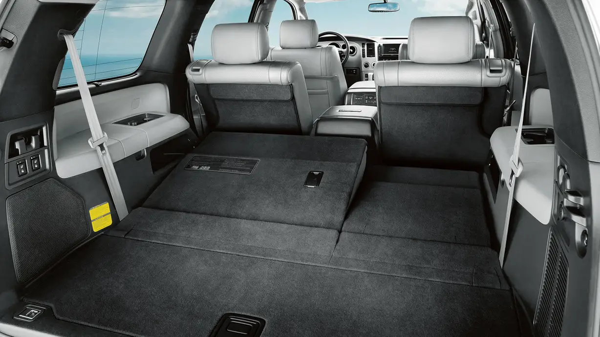 Toyota Sequoia Limited 2016 interior rear cargo space view