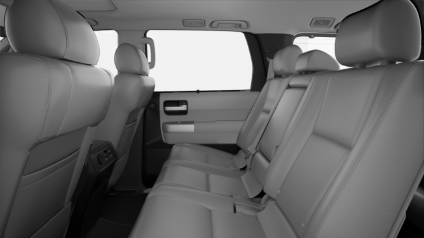 Toyota Sequoia SR5 2016 interior rear seat view