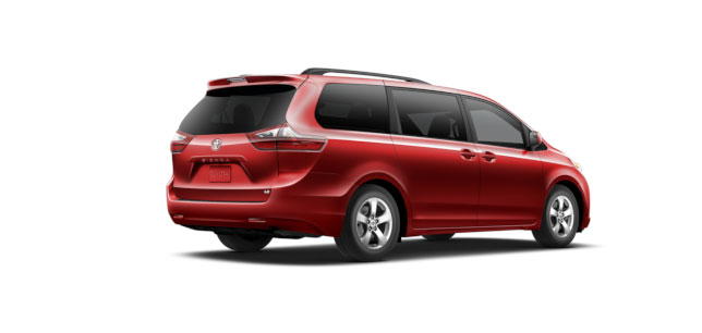 Toyota Sienna LE 2015 Back View