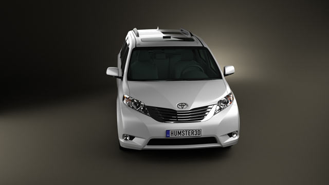 Toyota Sienna LE 2016 front view