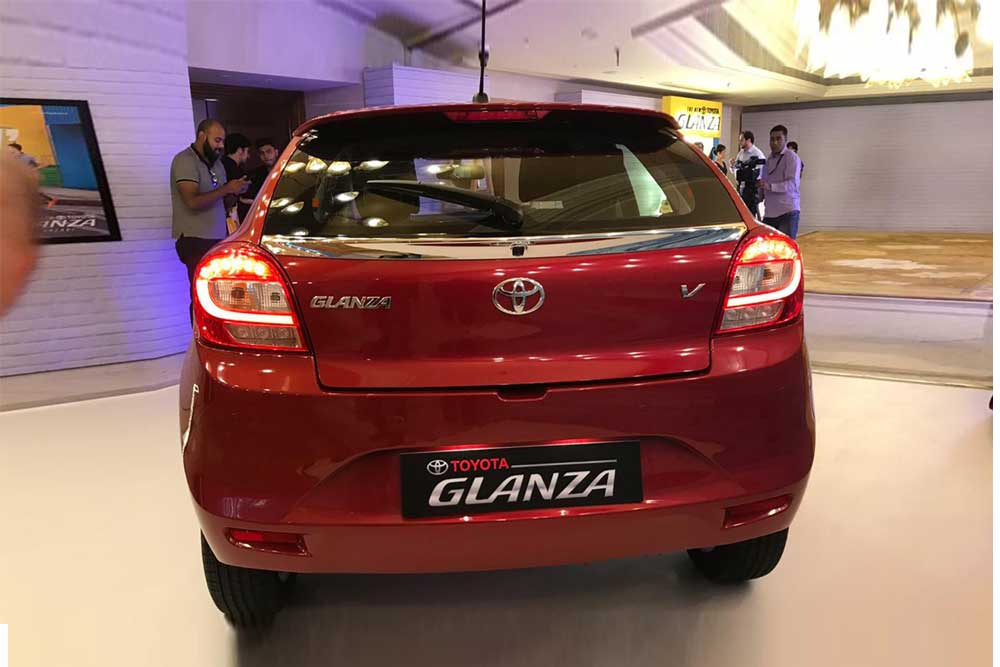 Toyota Glanza back view
