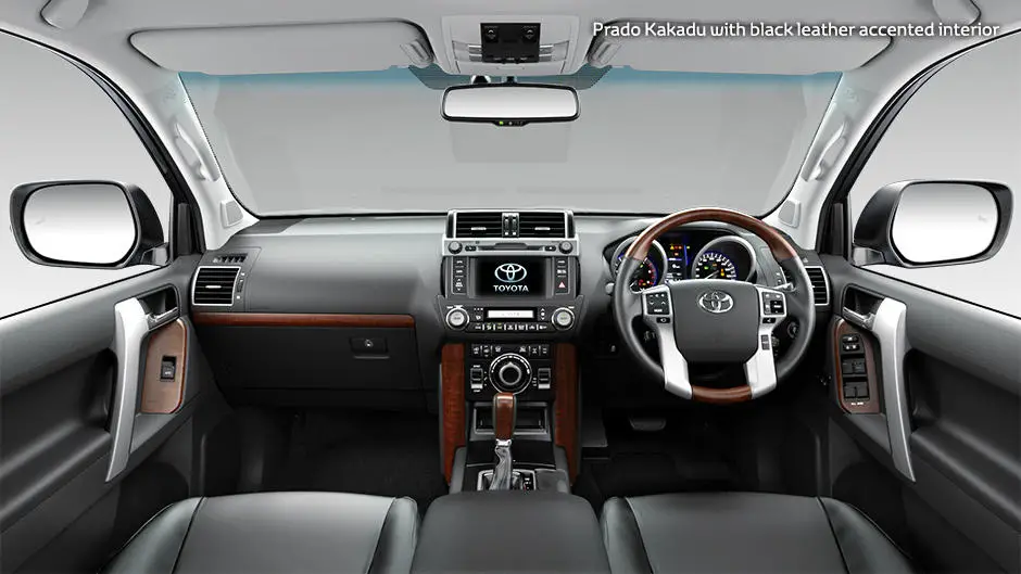 Toyota Prado GX interior front view