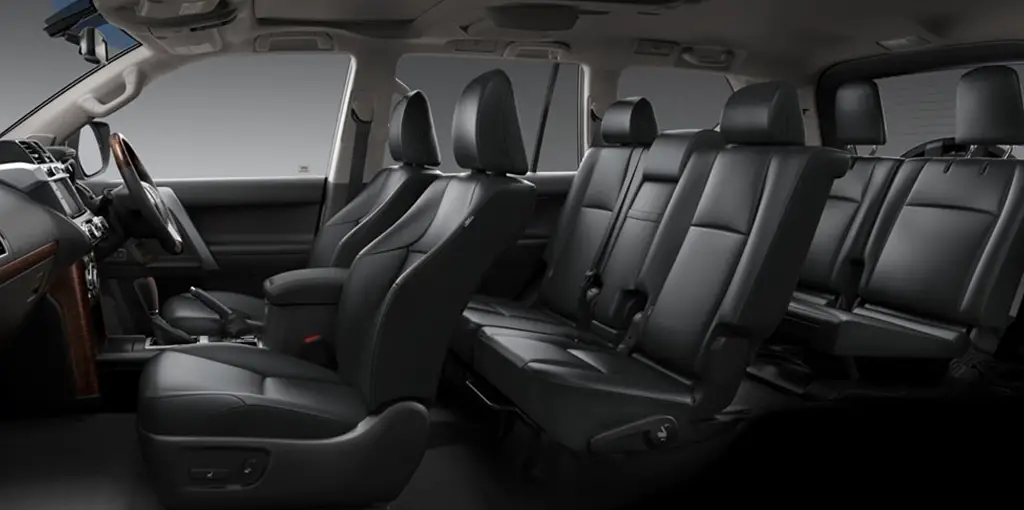 Toyota Prado GX interior seat view