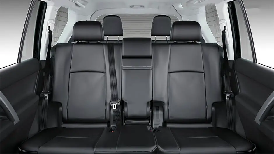 Toyota Prado GXL Diesel interior rear seat view