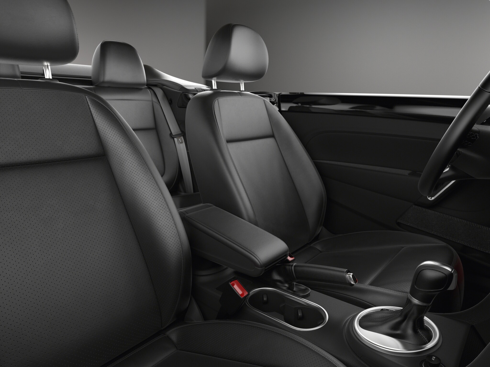 Volkswagen Beetle Convertinble 1.8T SE interior front seat view