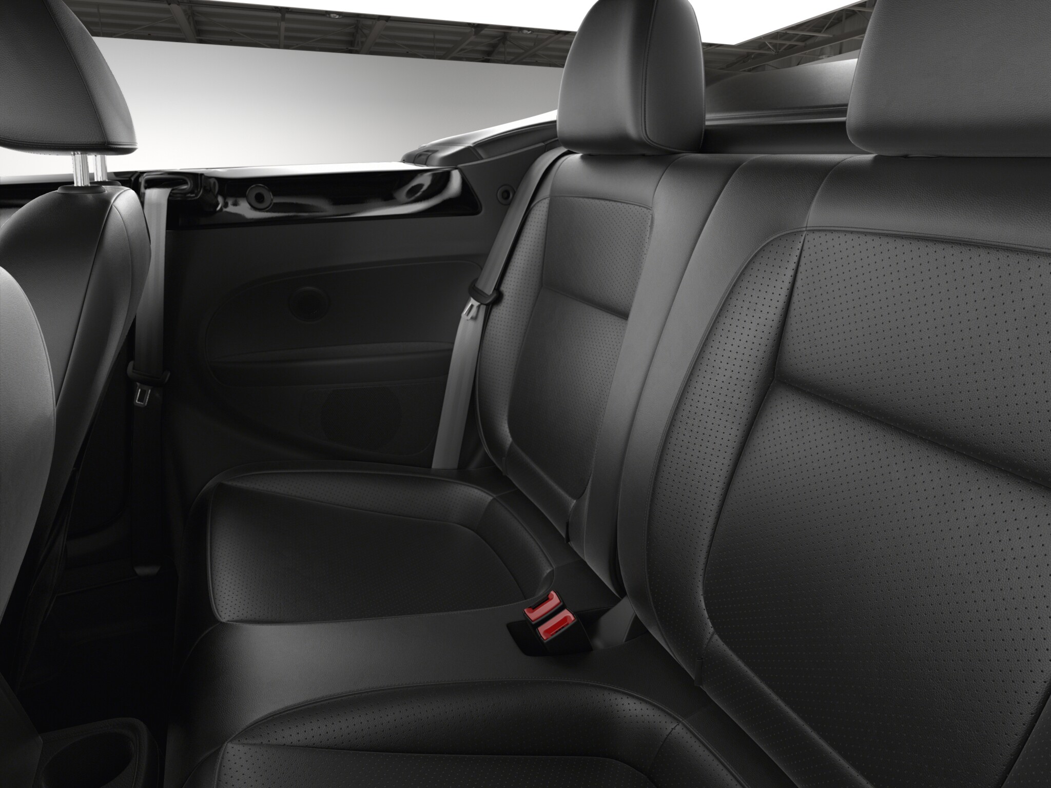 Volkswagen Beetle Convertinble 1.8T SE interior rear seat view
