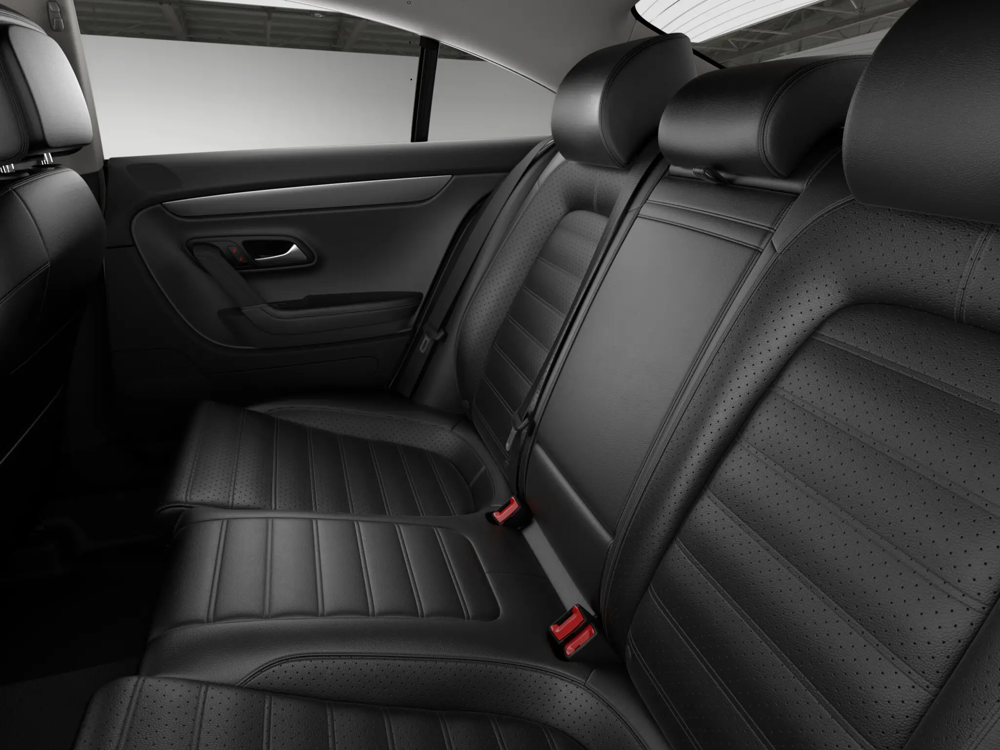Volkswagen CC R Line interior rear seat view